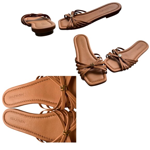 Ulla Johnson Althea Cage Sandals in Pecan Brown - Picture 7 of 9